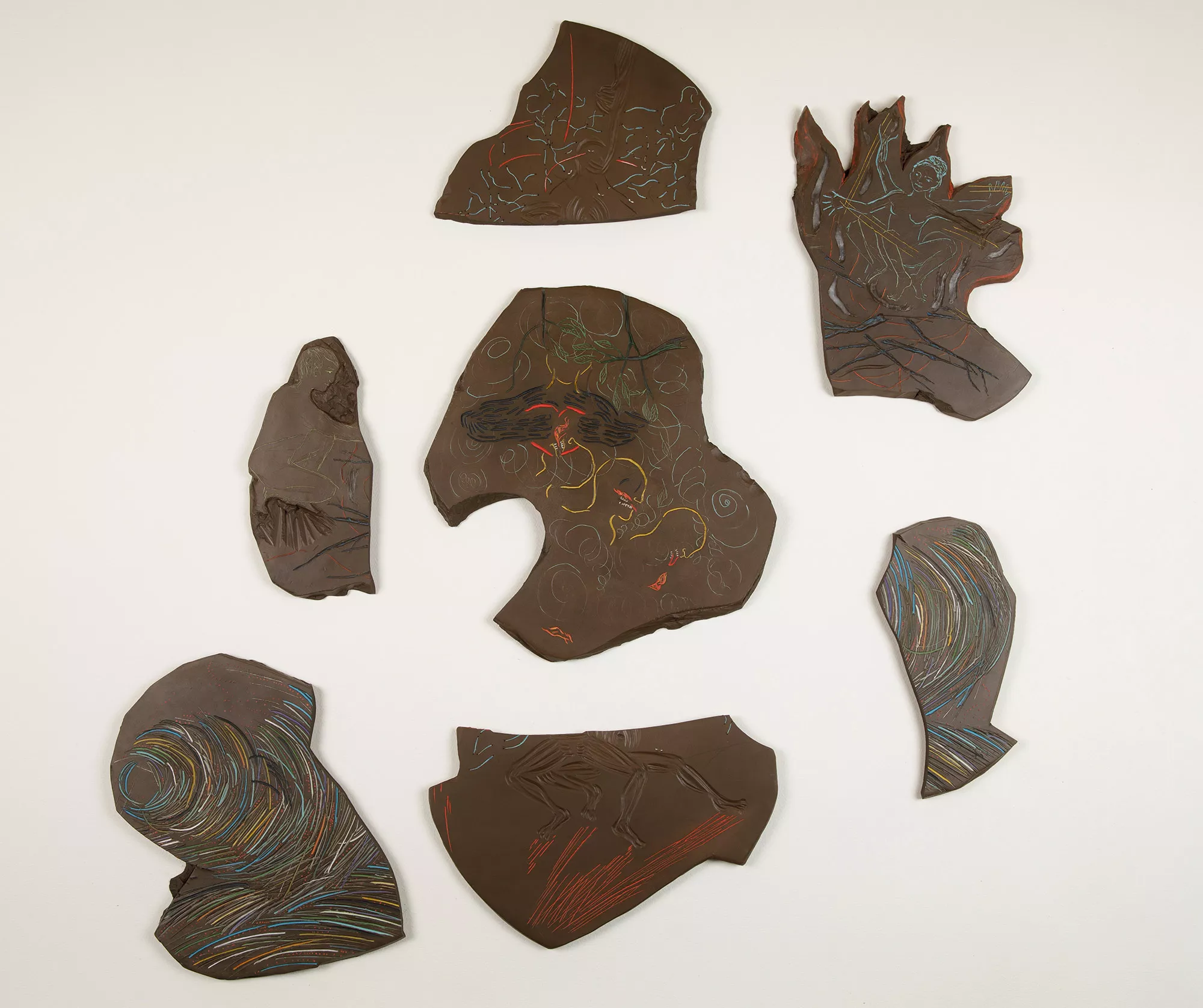 Gaia Fugazza - Hrānrad - Gaia Fugazza - Hrānrad - Hrānrad, 2022 Ceramic, 150 × 150 × 1.2 cm