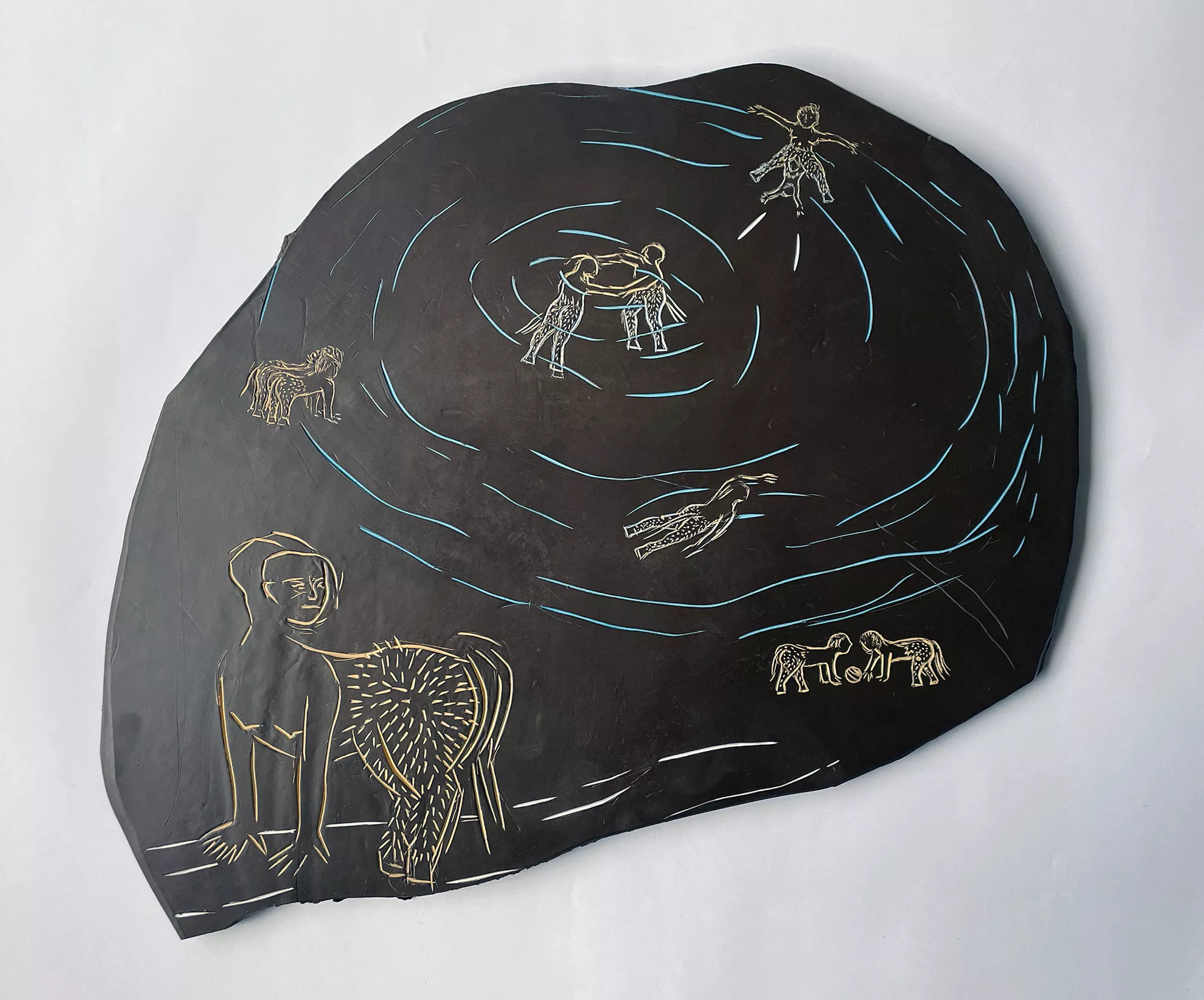 Gaia Fugazza - Hrānrad - Gaia Fugazza - Hrānrad - Those who walk away (pond), 2022