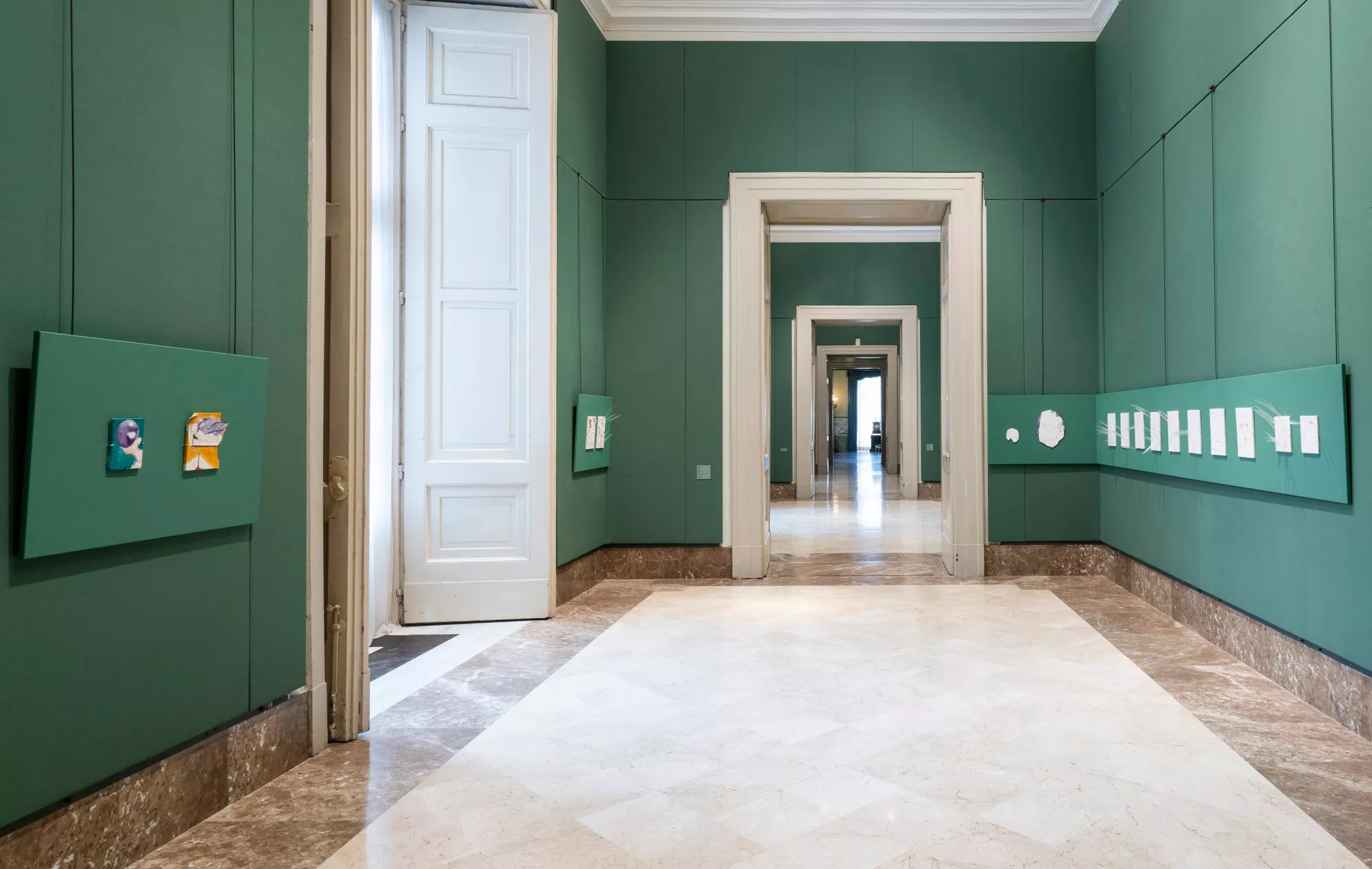 Gaia Fugazza - Installation view of Gaia Fugazza's solo exhibition Sete at Museo e Real Bosco di Capodimonte, 2025