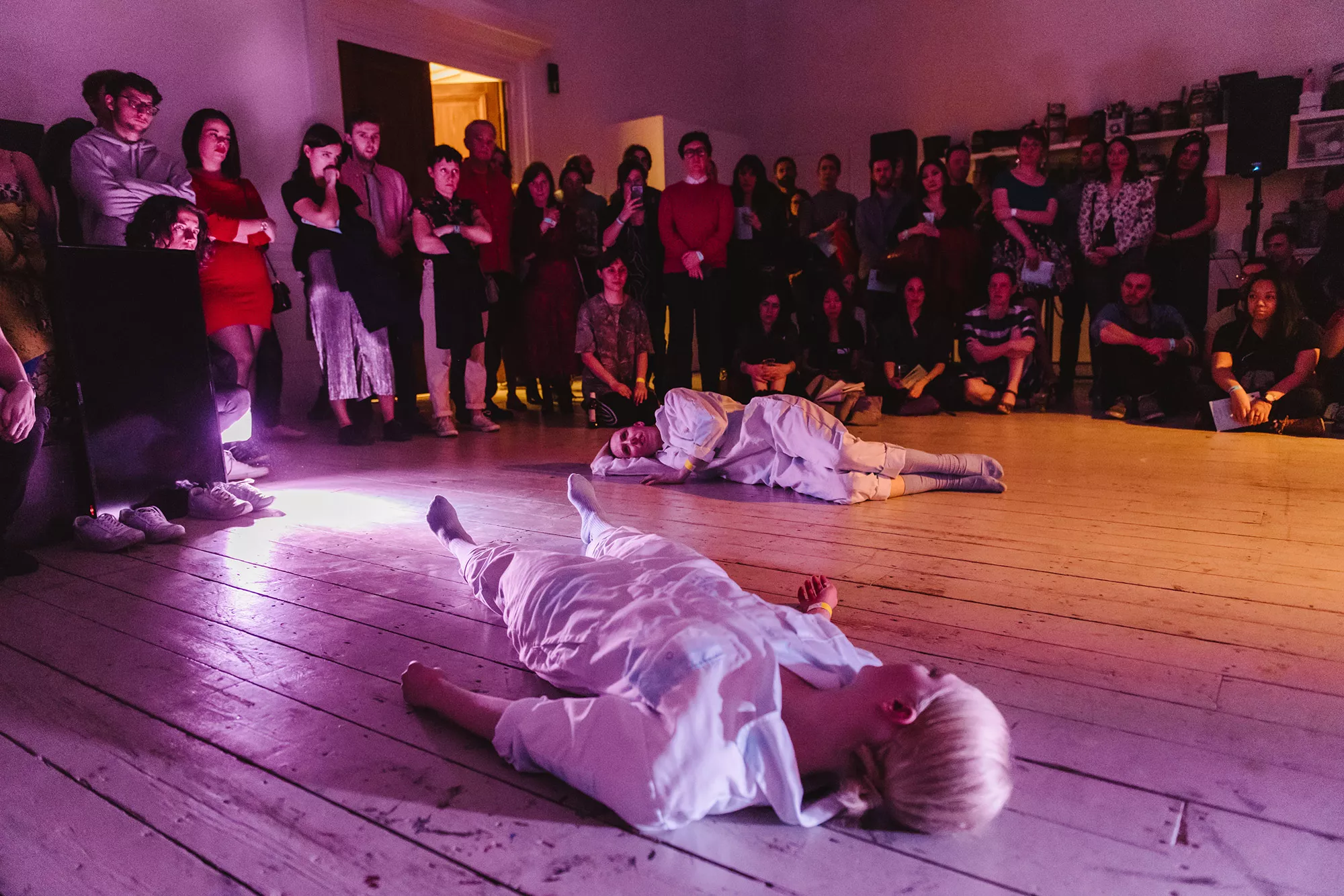 Gaia Fugazza - Perfomance by Gaia Fugazza Jules Cunningham and Nik Void at the Royal Academy of Arts London